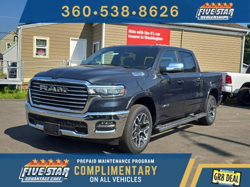 2025 RAM Ram 1500 RAM 1500 LARAMIE CREW CAB 4X4 5'7' BOX