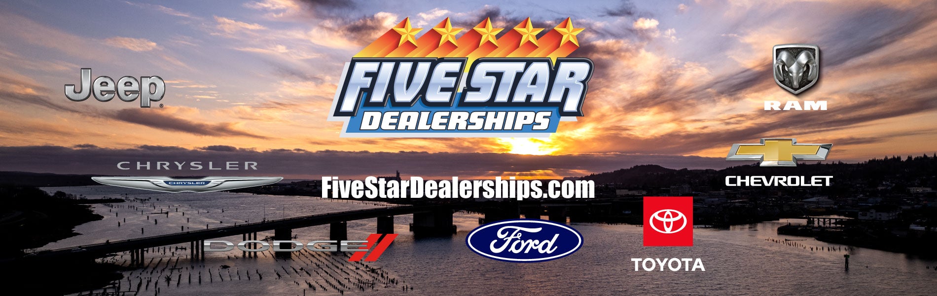 Five Star Dealerships Aberdeen, WA Ford, Chevrolet, Toyota